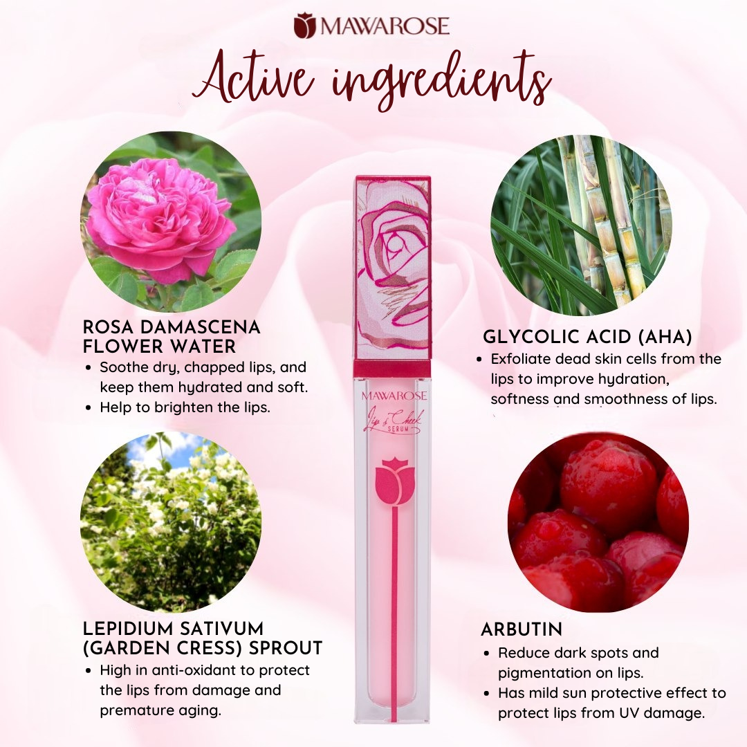 Mawarose Lip & Cheek Serum